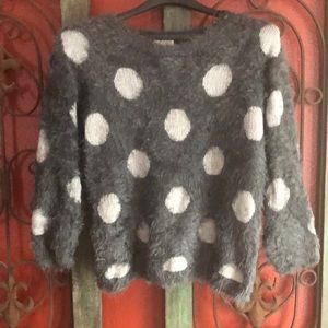 Polka dot sweater